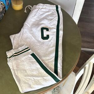 Champion White and Green Joggers